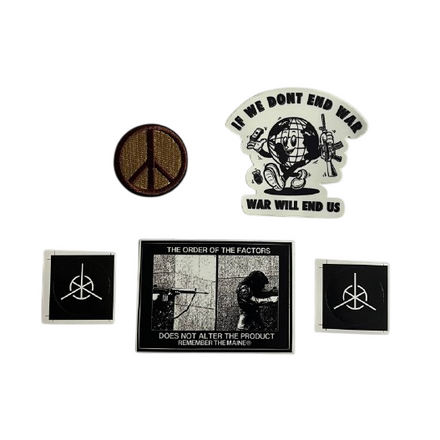 PACK PEGATINAS + PARCHE